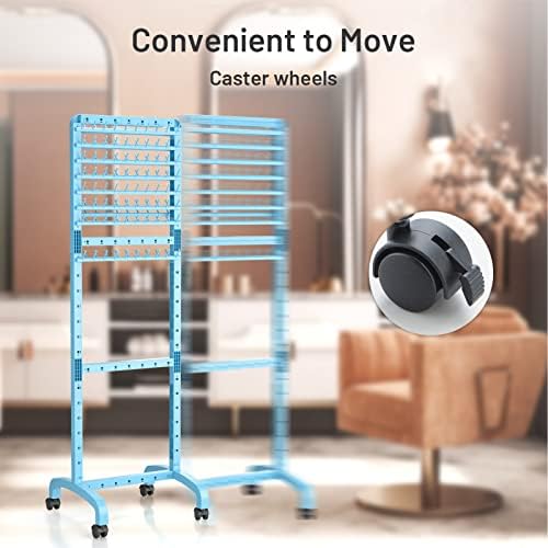 Yumkfoi Adjustable Braiding Hair Rack 160 Pegs, Double-Sided Braiding Rack - Image 5