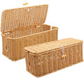 2PCS Cable Management Box, Handmade Rattan Cable Organizer Cord Basket by KANYO-AUTO