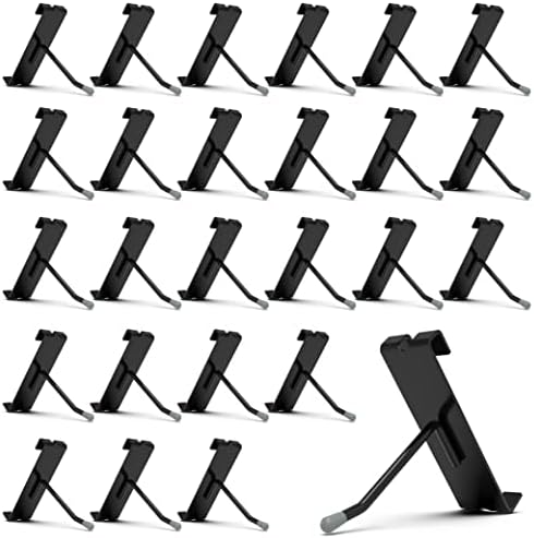 HUHOLE 50 Pack 2 Inch Black Gridwall Hooks Metal Display Hangers by HUHOLE