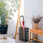 Mango Steam Trellis Umbrella Holder Stand for Home or Office Entryways (Black, Trellis) - Image 7
