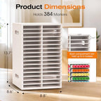 SANFURNEY Marker Organizer, 360° Rotating Marker Storage - Image 2