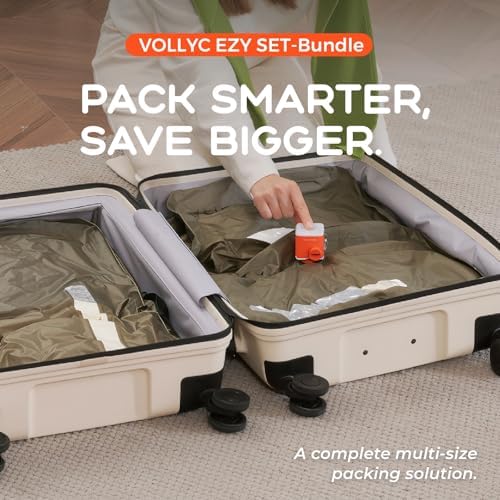 Travel Vacuum Bags with Pump, 25L Large Capacity Vacuum Bags for Travel, IPX7 Waterproof, Travel Essentials Compression Bags for Luggage Backpack Suitcase Home Storage - Image 2
