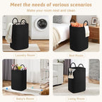 Artfeel Laundry Basket,Woven Cotton Rope Laundry Hamper,100L Versatile Storage for Dirty Clothes,Baby Toys,and Blankets in Bathroom, Nursery,and Living Room - Image 5