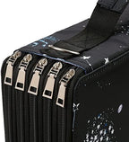 600-Slot Colored Pencil Case, 5-Layer Zipper with Shoulder strap and Handle - Image 4