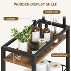 RALGEND Freestanding Toilet Paper Holder with Storage Shelf for Bathroom - Image 5