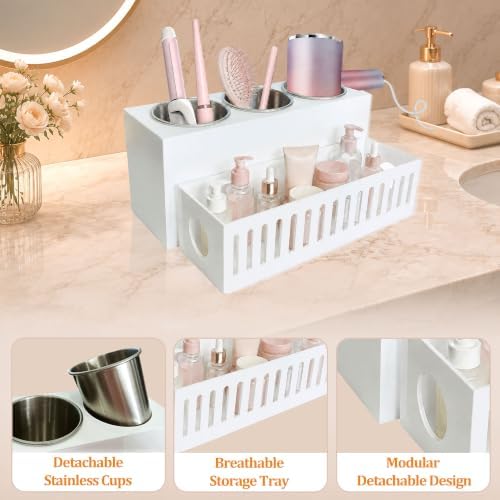 Hair Tool Organizer, Detachable Acrylic Hot Tools Organizer - Image 4