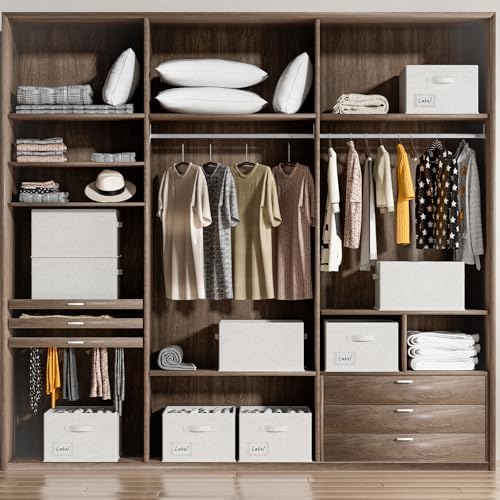 FHSQX 4 Pack Shoe Organizer for Closet,Foldable Shoe Organizer,Fits up to 48 Pairs,Storage Containers With Bottom Support for Shoes (Light Grey, (16.5 * 12.6 * 9.5) x4) - Image 3