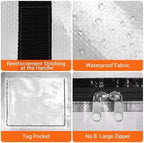 BlissTotes Moving Bags, 125L 6-Pack Storage Bags, Moving Boxes - Image 4