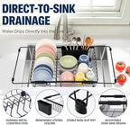 Sink Draining Rack - Removable Stainless Steel Rack, 14.96-21.65 Inches - Image 5