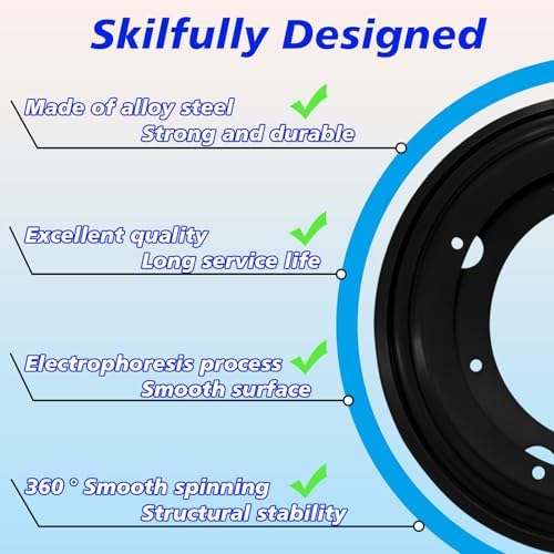 12" Lazy Susan Bearing, 6PCS Heavy Duty Turntable Swivel - Image 4