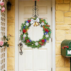 2 PCS Wreath Hangers for Front Door 15.5" Wreath Hook Over the Door - Image 4