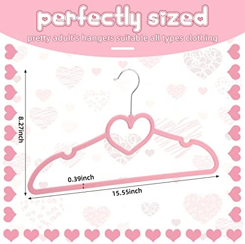 Qunclay 50 Pcs Heart Hangers with 360 Degree Swivel Hook - Image 2