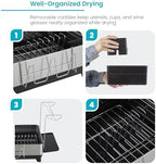 Home Zone Living Dish Drying Rack for Kitchen Counter - Image 4