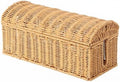 Large Rattan Cable Management Box, Decorative Large Power Strip and TV Box by V-ZIYAZA