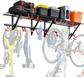 PLKOW Garage Wall Shelving with Bike Hooks, Adjustable Storage Rack by PLKOW