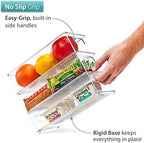 Sorbus Fridge Organizers and Storage, Clear Stackable Bins (Medium, 4 Pack) - Image 5