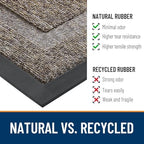 OLANLY Half Circle Front Door Mat Outside 71x23 All-Season Rubber Doormat - Image 3
