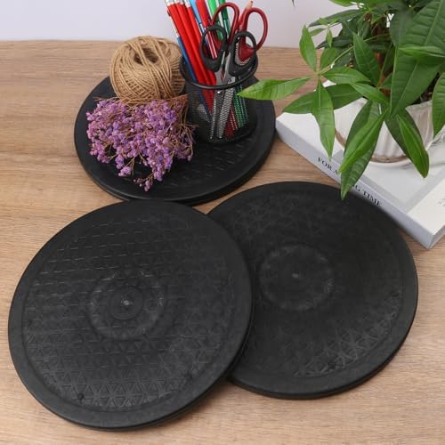8 Pack 10 Inch Lazy Susan Turntable, Heavy Duty Lazy Susan Turntable Organizer, Premium 10 Inch Rotating Swivel Stand for Table Top, Kitchen, and More - Image 5