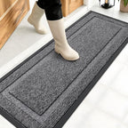 OLANLY Front Door Mat Outside 47x17, All-Season Heavy-Duty Rubber Doormat by OLANLY