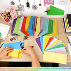 1000 Pcs Money Envelopes for Cash 3.5x6.5in 12 Color Colored Coin Envelopes Small Cash Envelopes with Gummed Flaps for Money Saving Challenge Small Item Organizer Coins Tickets Tips Parts Seed Storage - Image 5