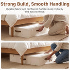 StorageWorks 6 Inch Low Profile Under Bed Clothes Storage Bins with Lids - Image 4