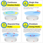 15.8In Remote Motorized Electric Turntable Rotating Display Stand Rotating Platform Photography Turntable motorized lazy susan base giratoria para for Photography,3D Scanner,(Load Range:132~400lbs) - Image 3