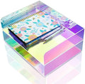 2-Tier Letter Tray Stackable Acrylic Desk Organizer File Holder by NiOffice