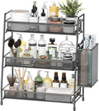 EKNITEY Bathroom Countertop Organizer Shelf - 3 Tier Counter Spice Rack by EKNITEY