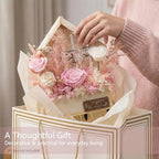 Key Holder Wall Mount with Preserved Pink Roses, Unique Wall Hooks for Home Decor, Forever Flowers Key Hook for Housewarming Gifts, Birthday Gifts for Women, Mom, Friend, Room Decor (Pink) - Image 6