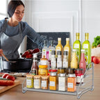 Spice Rack Organizer for Cabinet, Depth Adjustable 4 Tier Spice Rack,1 Pack - Image 7