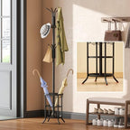 GHWIE Freestanding Coat Rack Stand with Umbrella Holder and Hat Hanger Organizer Rack - Image 6