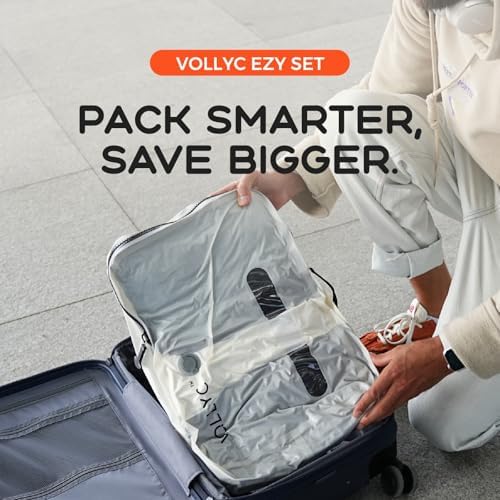 Travel Vacuum Bags with Pump, 25L Large Capacity Vacuum Bags for Travel, IPX7 Waterproof, Travel Essentials Compression Bags for Luggage Backpack Suitcase Home Storage - Image 3