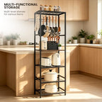 DALEMHOME Pot and Pan Organizer, 5 Tier Kitchen Rack - Image 7