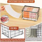 Freezer Organizer Bins for 3.5 Cu.Ft,Upgrade Quick Expand/Collapse,4PACK - Image 2