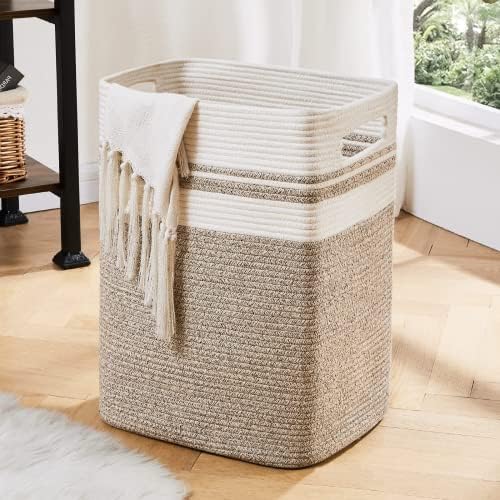 OIAHOMY Laundry Hamper Collapsible Laundry Basket Clothes Organizer Yellow by MasterofSpaceOptimization
