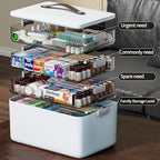 CTIME 4-Tier Medicine Organizer - Portable Medicine Cabinet with Handle - Image 6