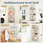 Consumest Corner Shower Caddy Stand - Rustproof Bathroom Organizer&Storage - Image 5