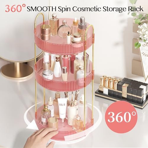 Rotating Makeup Organizer Countertop, Skincare Organizers - Image 5