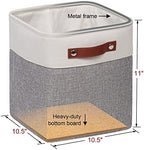 Fabric Storage Cubes 10.5x10.5x11in, Cube Storage Bins Organizers - Image 2