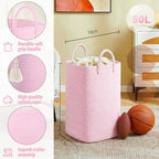 Artfeel Laundry Basket,Woven Cotton Rope Laundry Hamper,80L Versatile Storage for Dirty Clothes,Baby Toys,and Blankets in Bathroom, Nursery,and Living Room - Image 2