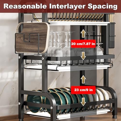 Dish Drying Rack,Dish Racks Drainer,Keep Kitchen Sink Shlef Organized - Image 7