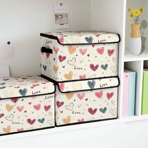 Stackable Clothes Storage Bins with Lids 3 Pack - Image 4