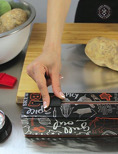ChicWrap BBQ Grill Refillable Foil Dispenser - Includes 12"x 30' Roll of Professional Aluminum Foil - Reusable Dispenser w/Slide Cutter - Ideal Dispenser & Saves Money - Image 6