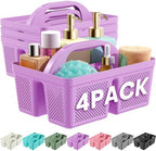 Portable Shower Caddy with Handle - 4 PCS, BPA-free, Light Purple by Unknown