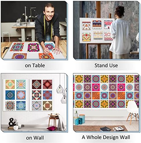 BXI Quilt Design Wall, Thick Sturdy Flannel Quilters Design Board, 31.5 x 23.6 x 0.6 inches, 4 Pcs, Portable Quilting Wall Panels Hold Fabric Firmly, Sewing Quilting Supplies for Quilt Block Projects - Image 4