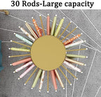Freestanding 360° Metal Scarf Display Rack for Boutique Store Home Storage - Image 4