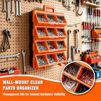 Tool Box Organizer,12-Compartment Portable Small Parts Organizer - Image 6