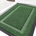 OLANLY Front Door Mat Outside 33x21, All-Season Heavy-Duty Rubber Doormat by OLANLY