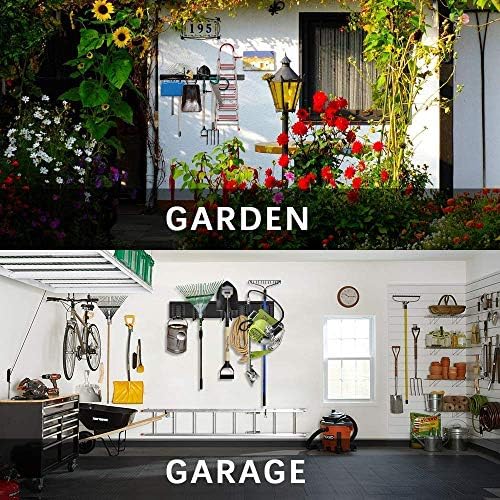 TORACK Tool Storage Rack Heavy Duty Garage Wall Mount Garden Tool Organizer - Image 5