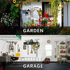 TORACK Tool Storage Rack Heavy Duty Garage Wall Mount Garden Tool Organizer - Image 5